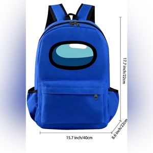 Blue Among Us backpack for kids - Used only twice. (5 for $30)